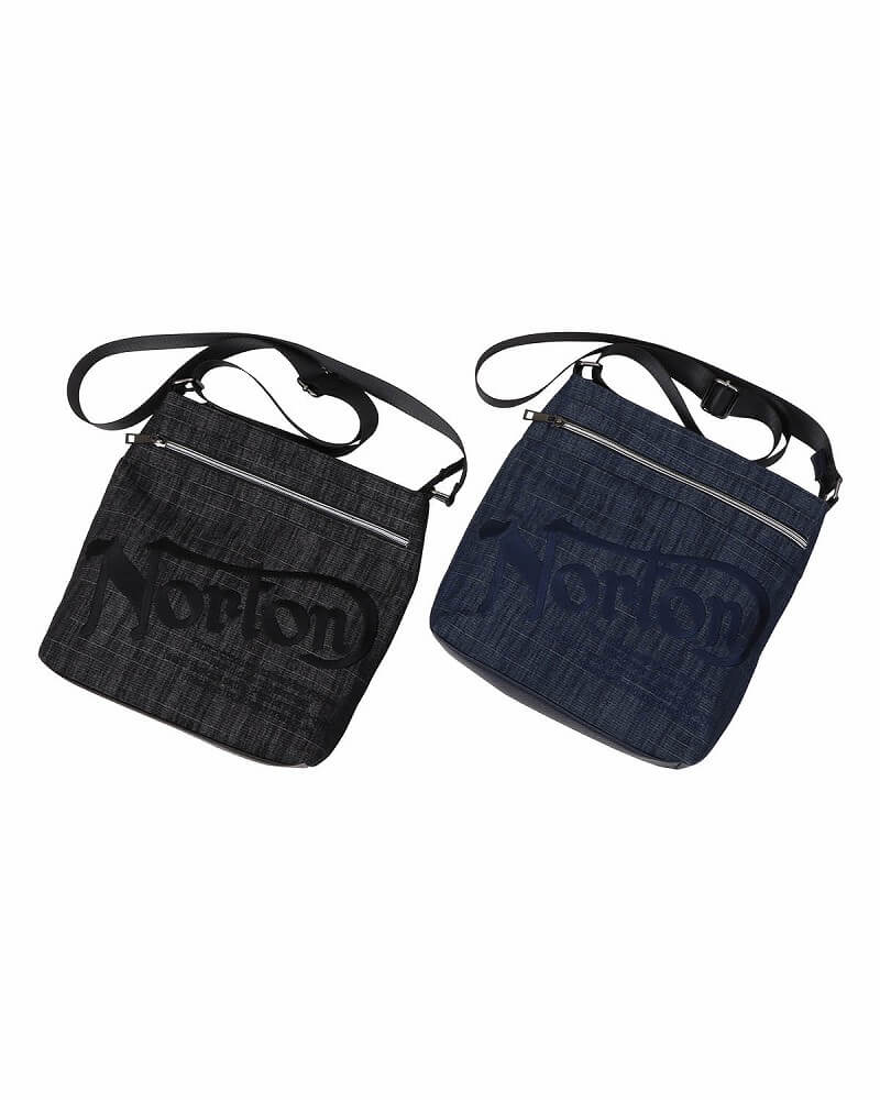 スクエアビッグロゴショルダーバッグ