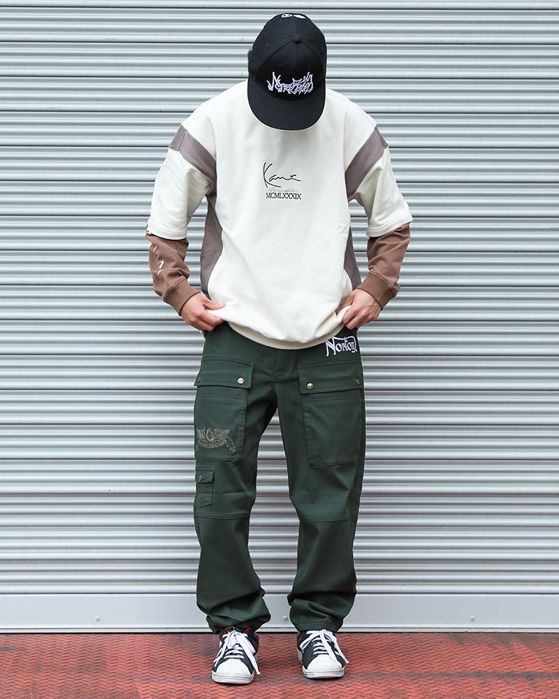 レイヤードスタイルコーディネート