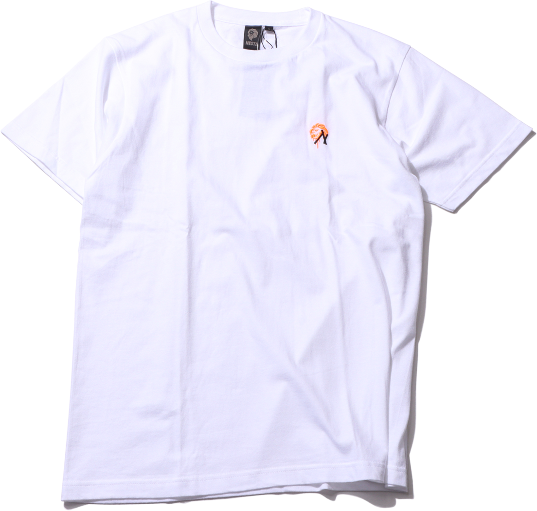 JAPAN加工 リミテッド ネオン ワンポイント 刺繍 Tシャツ