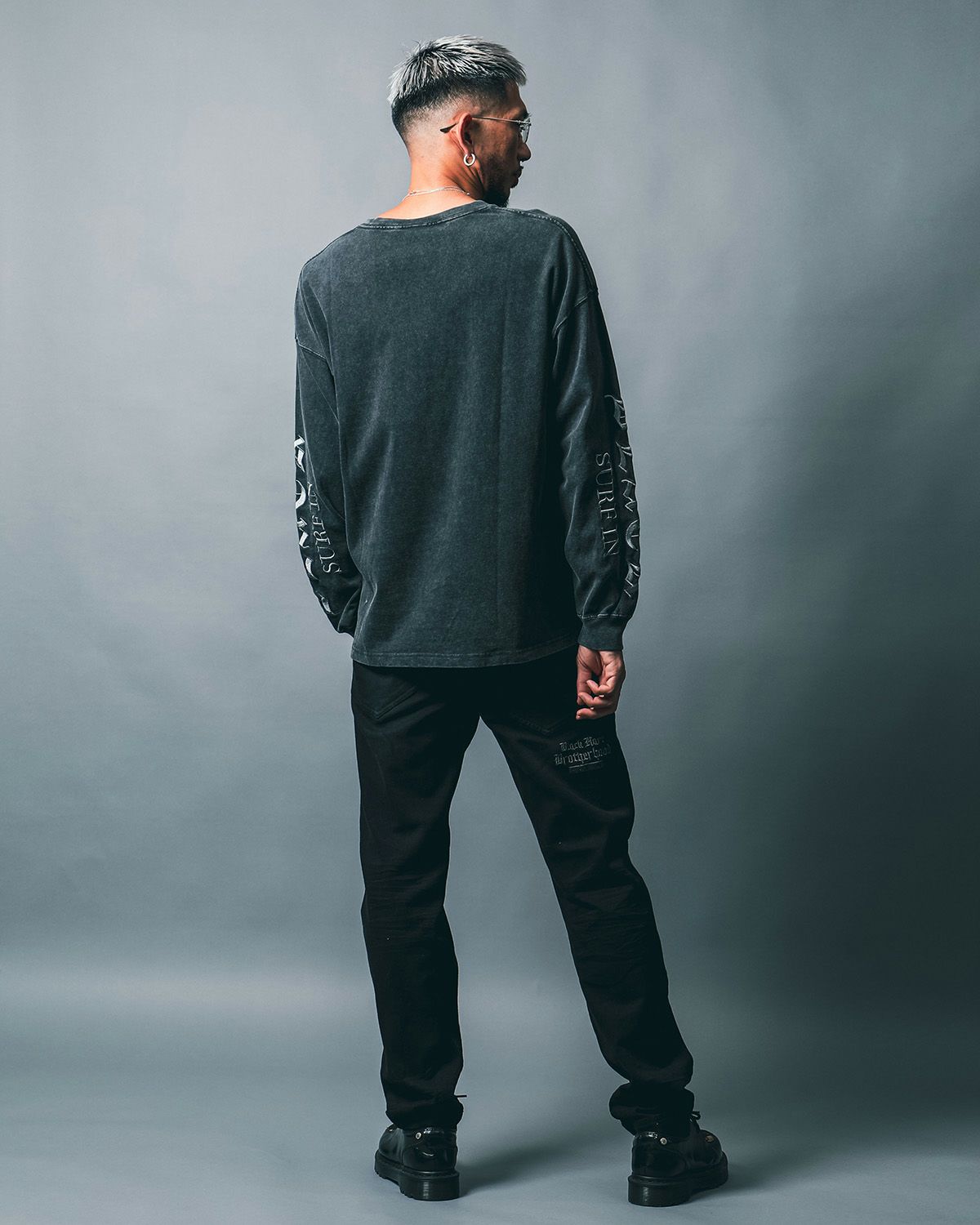 ストレッチ 裏微起毛 カラー ツイルパンツ