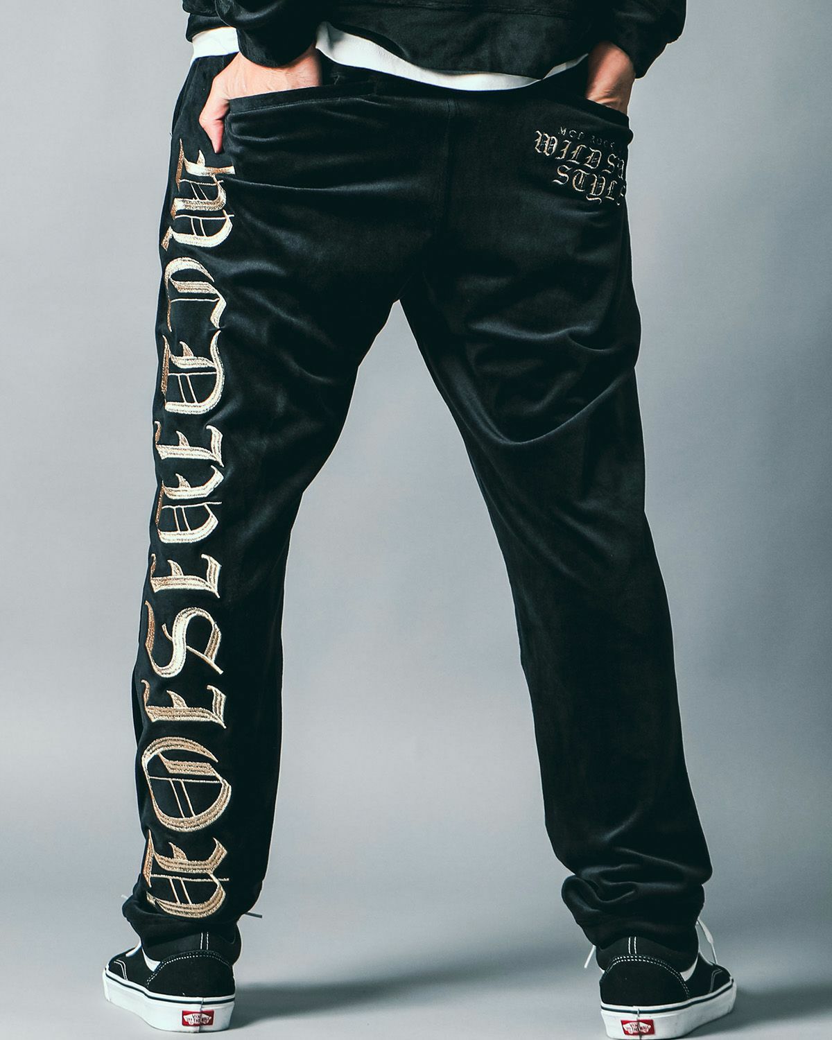 ベロア イージーパンツ