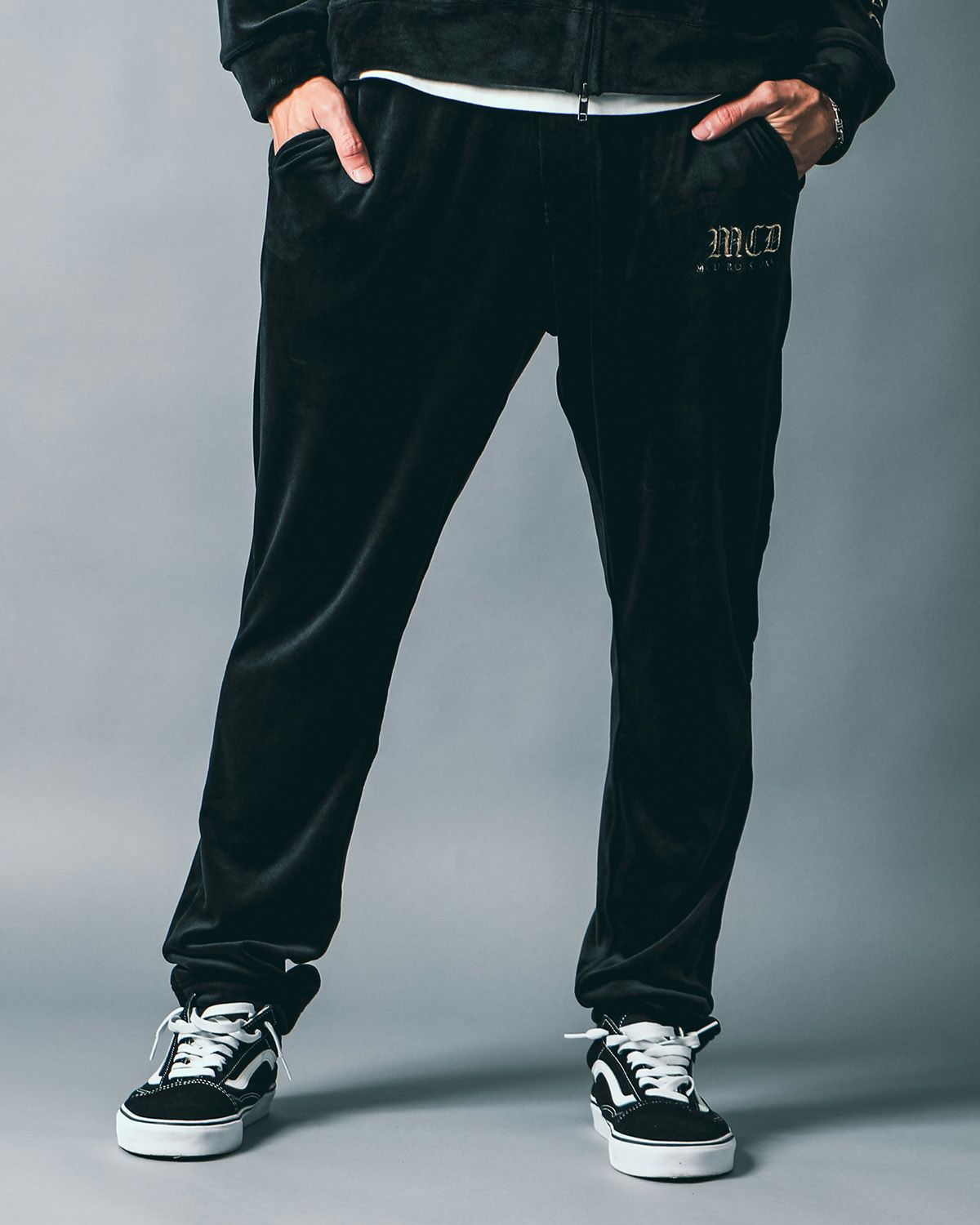 ベロア イージーパンツ