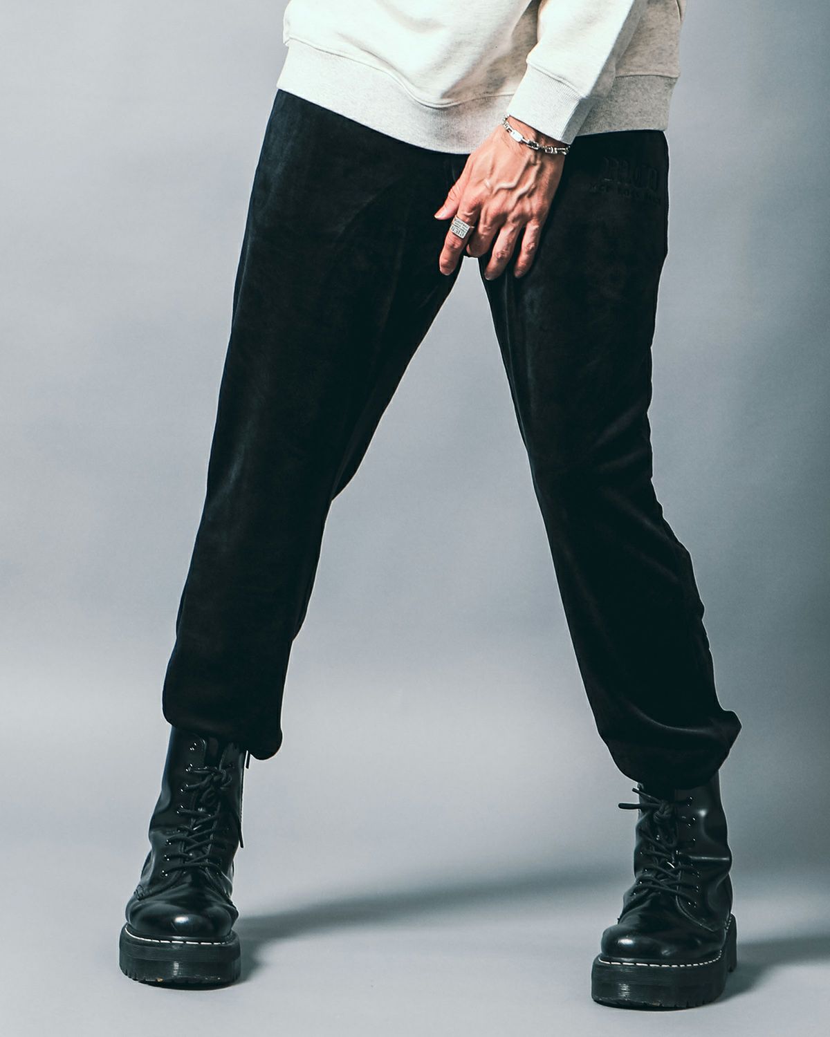 ベロア イージーパンツ