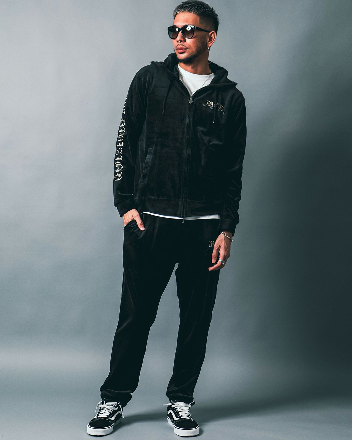 ベロア イージーパンツ