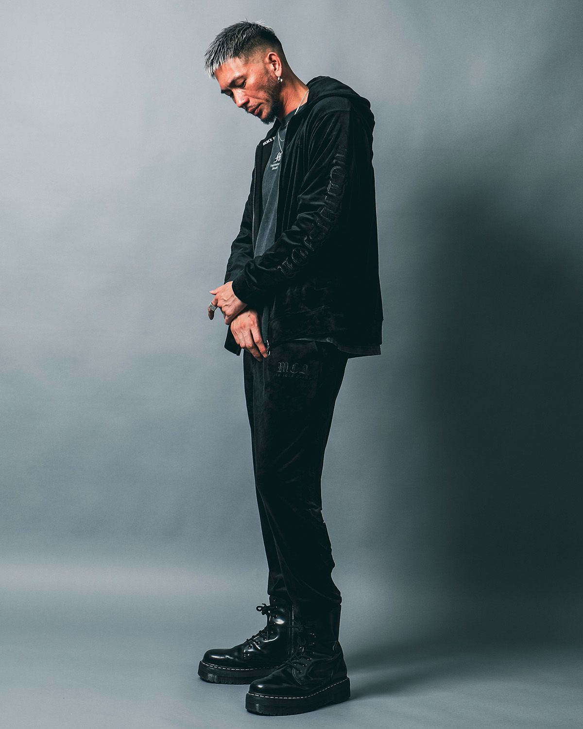 ベロア イージーパンツ