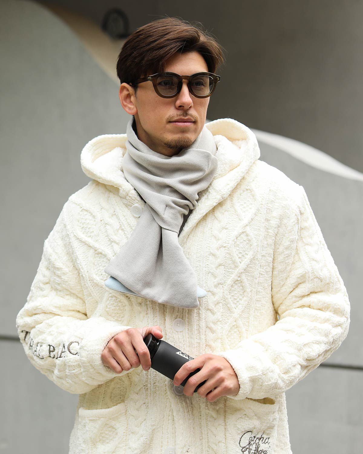 リバーシブル マフラー