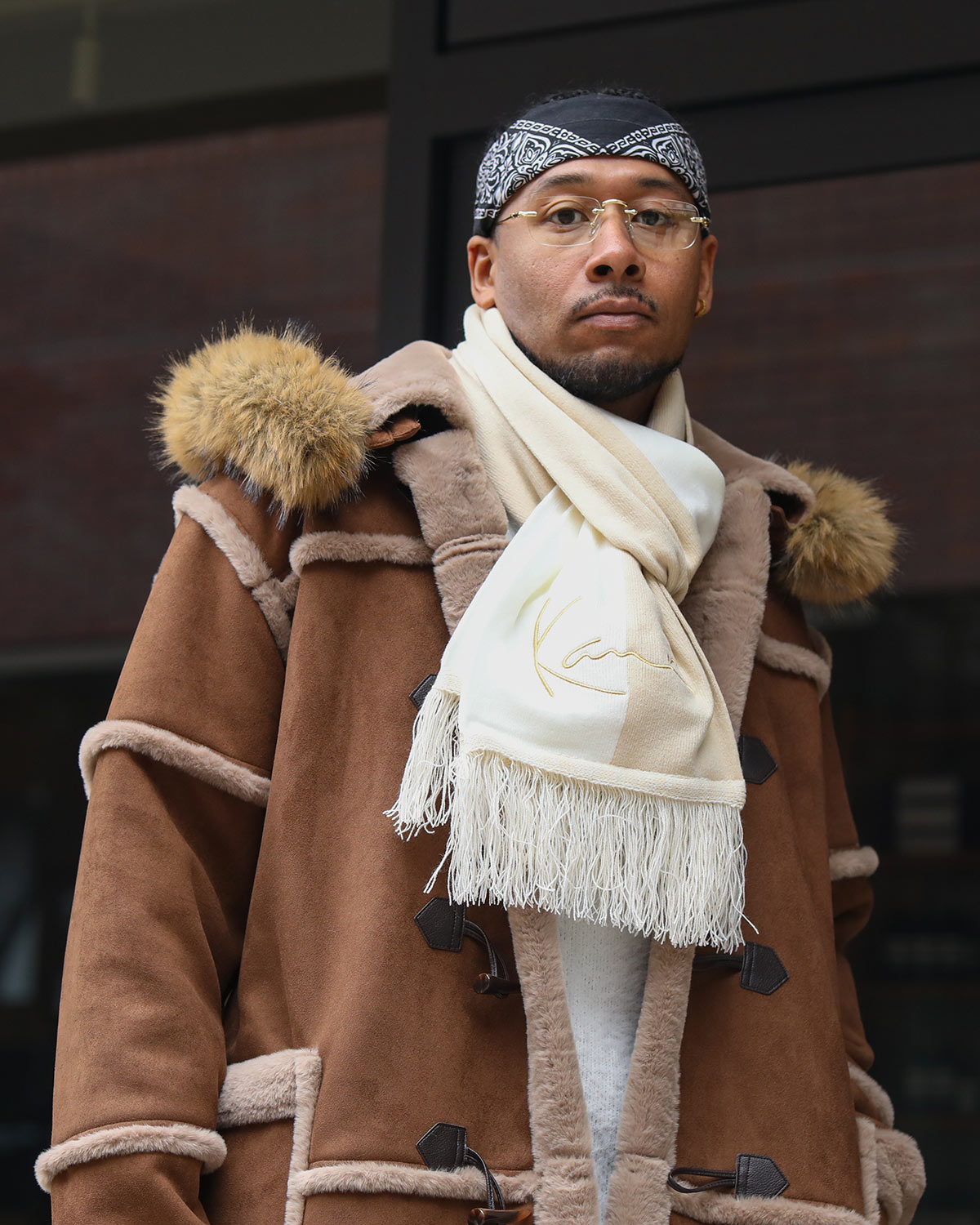 バイカラー マフラー