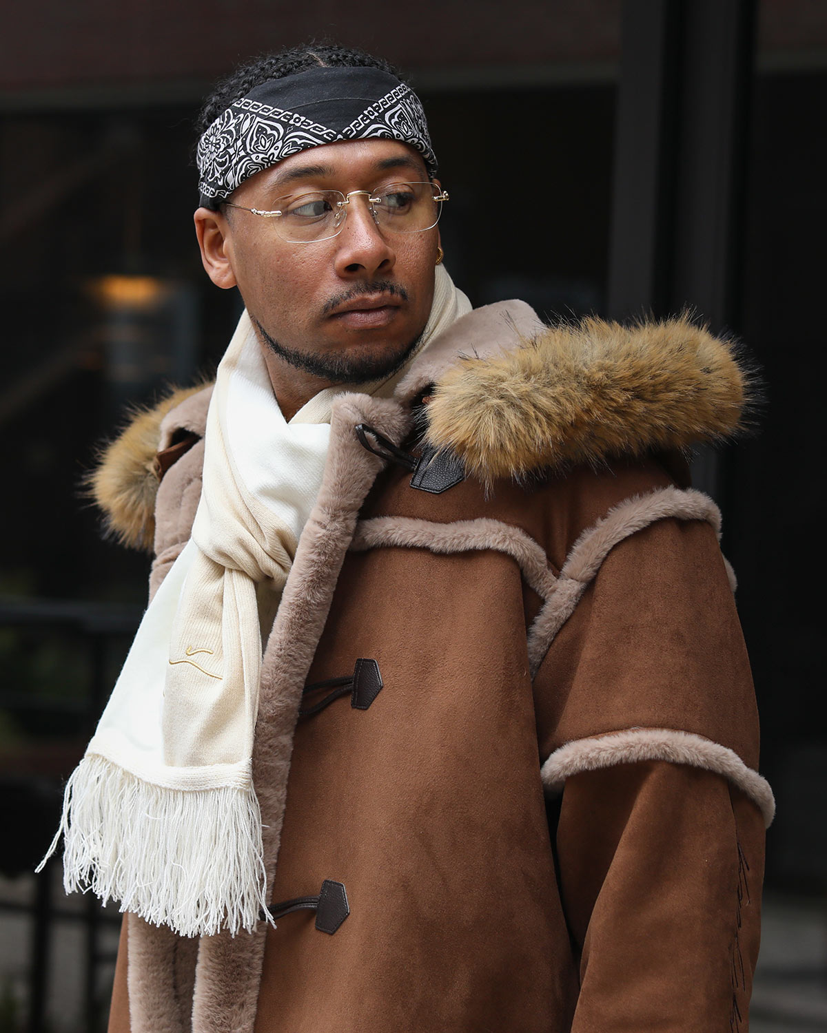 バイカラー マフラー