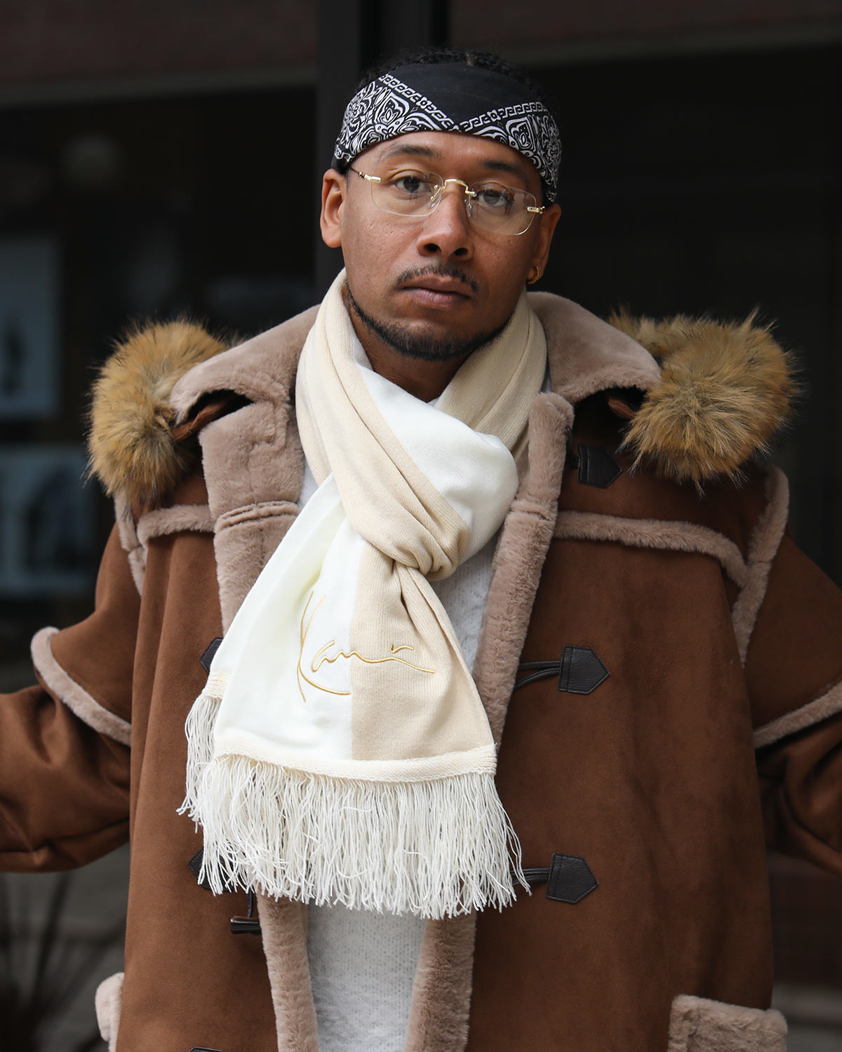 バイカラー マフラー