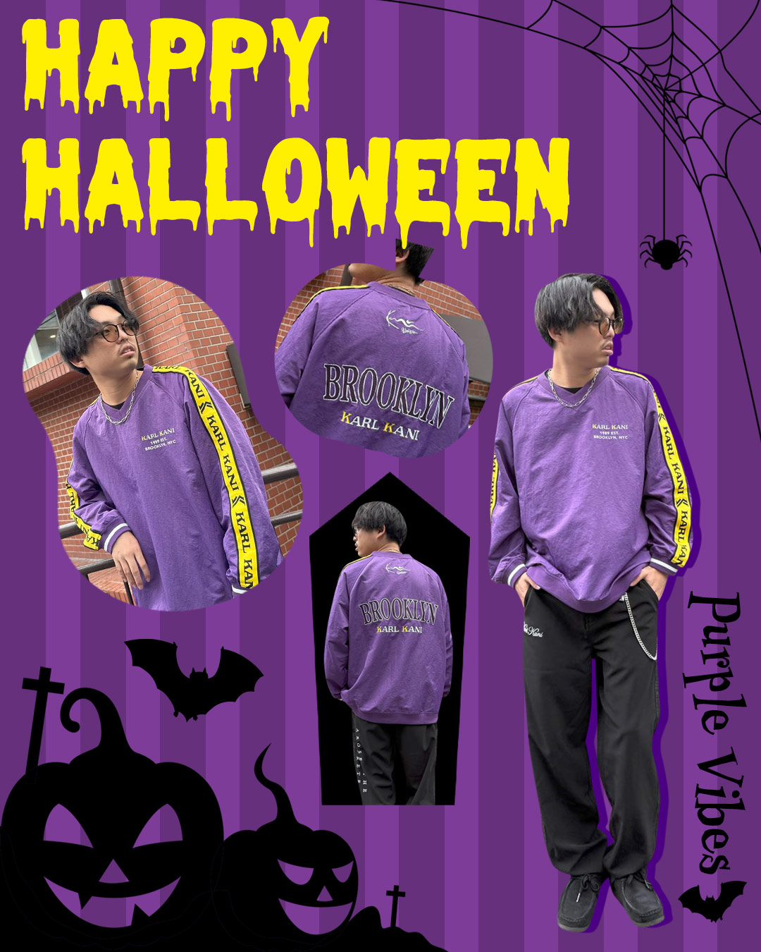 Halloween Styling ハロウィーン配色 ハロウィーンスタイリングコーデ