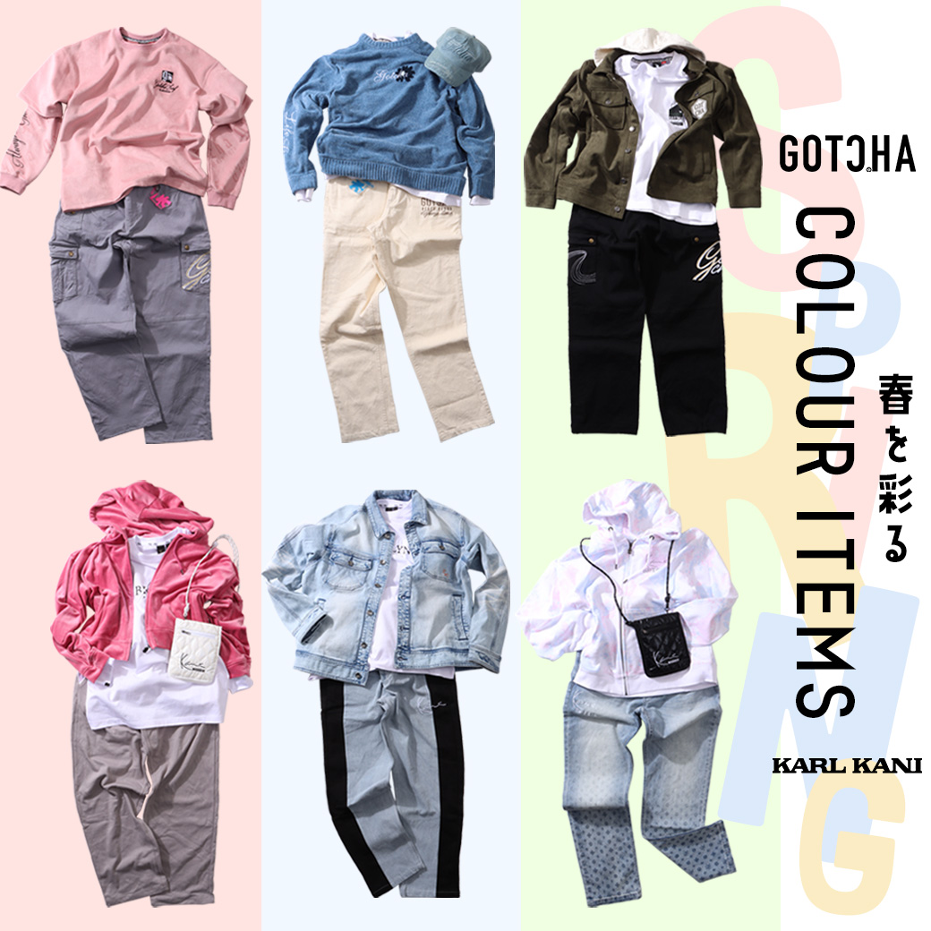 春を彩るカラーITEMS ＼季節感のある装いは、「色選び」から／