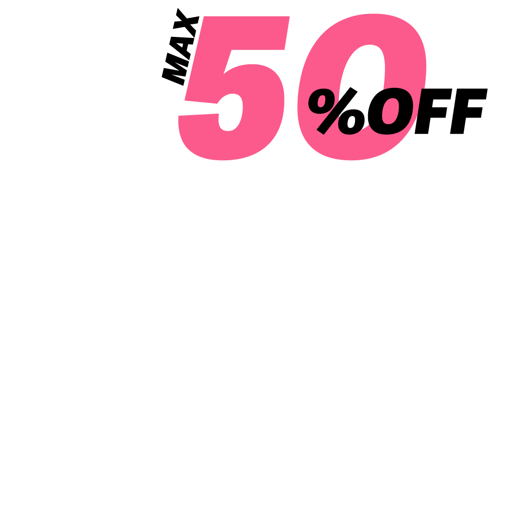 MAX50%OFF