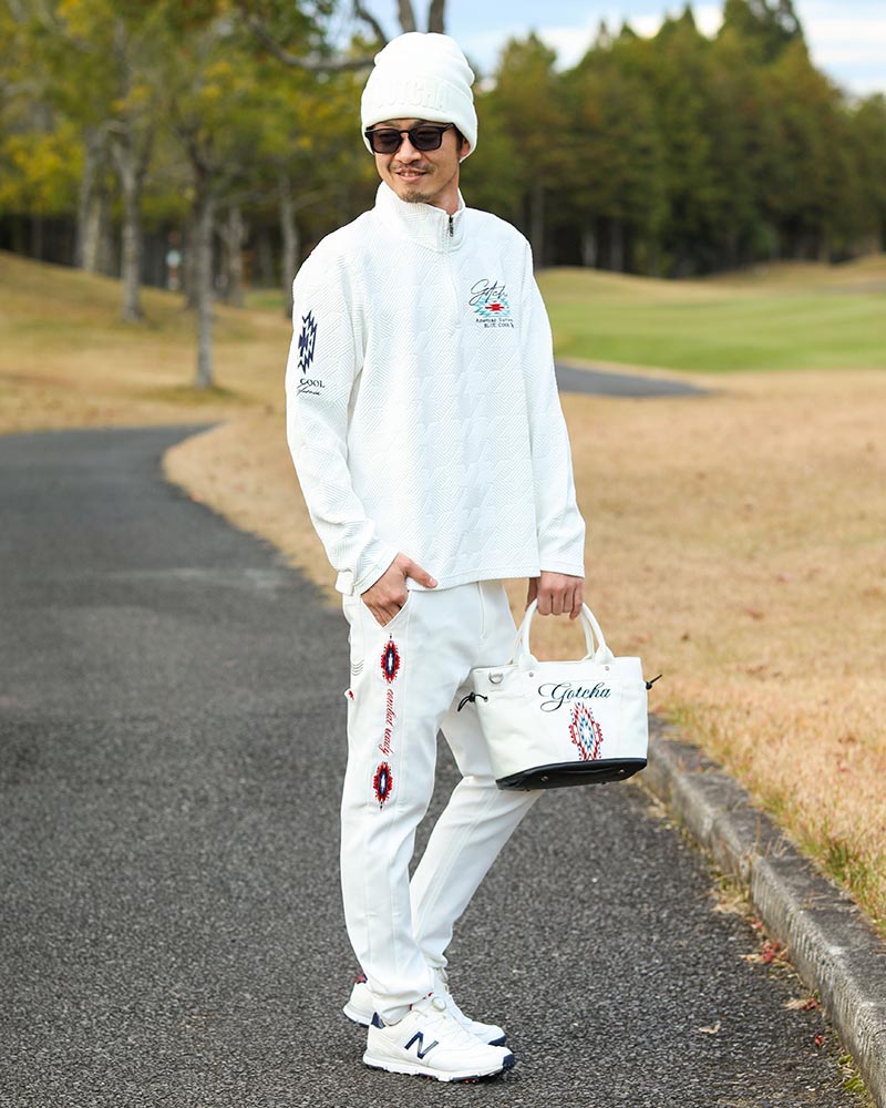 ブリスターナバホハーフジップロングティーシャツ