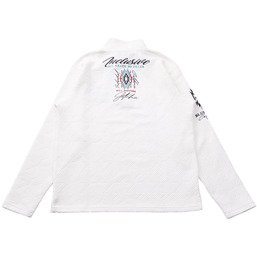 ブリスターナバホハーフジップロングティーシャツ