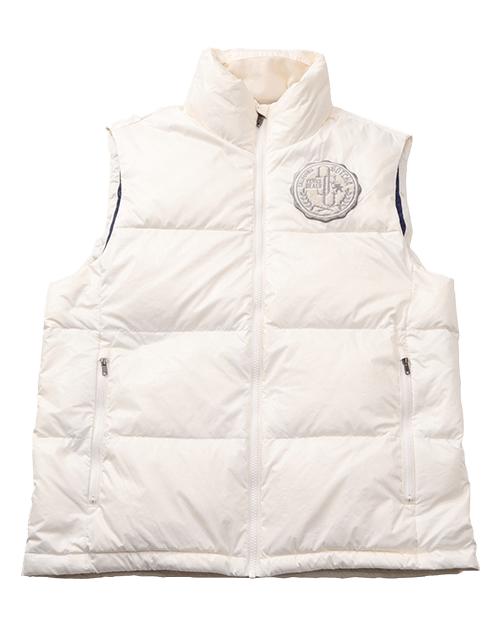 プレミアムエンボスワッペンダウンベスト