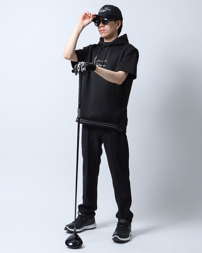 スペーサー アメスリ パーカーゴルフコーディネート