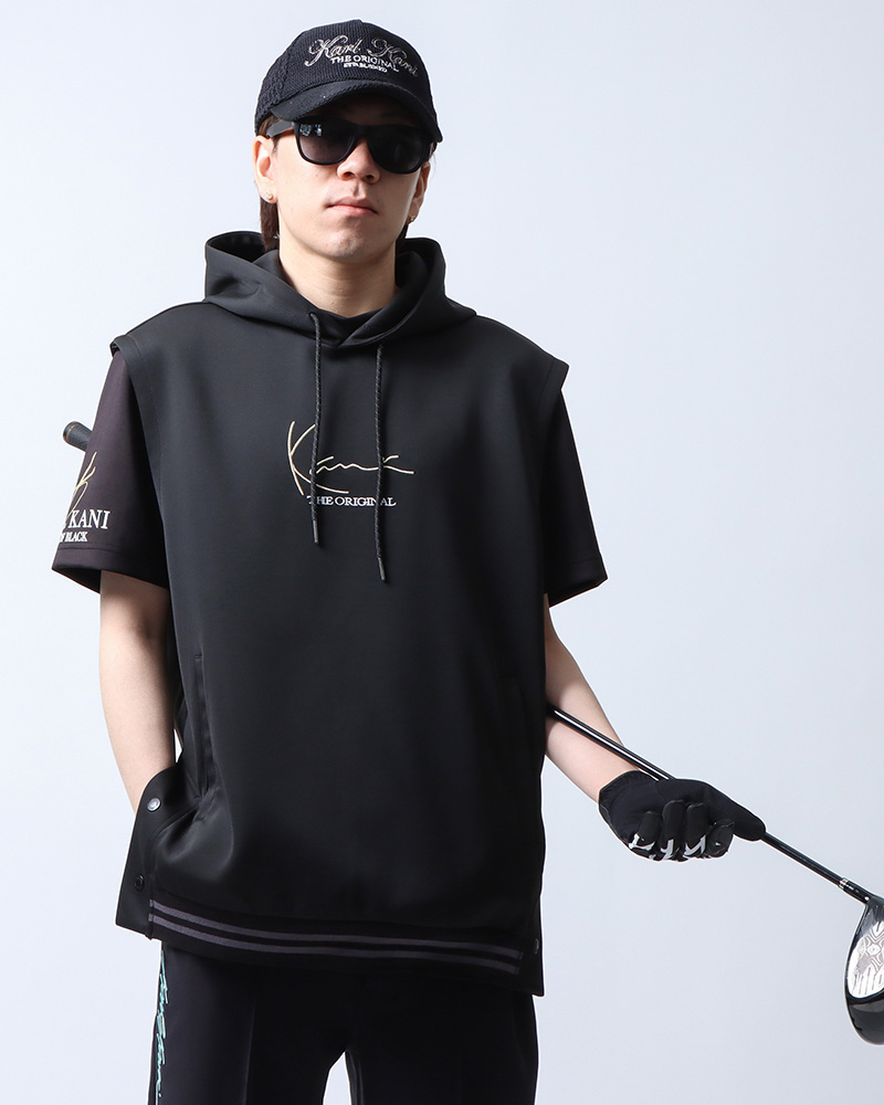 スペーサー アメスリ パーカーゴルフコーディネート