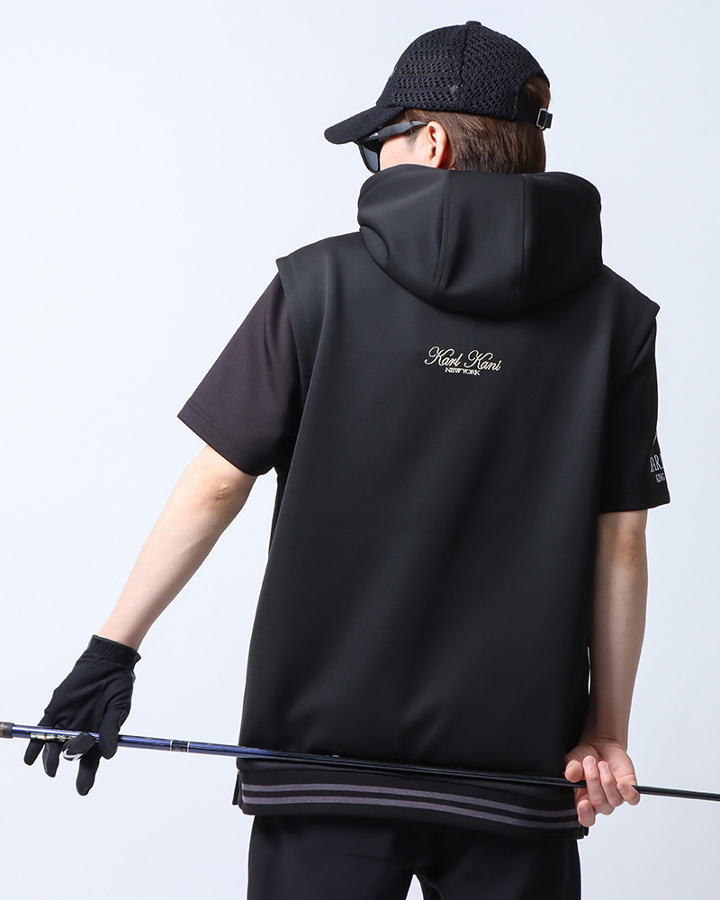 スペーサー アメスリ パーカーゴルフコーディネート