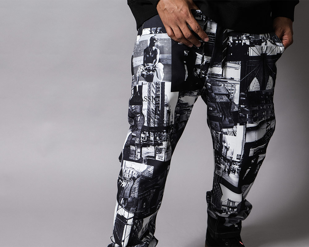 ストレッチ NY フォトパンツ