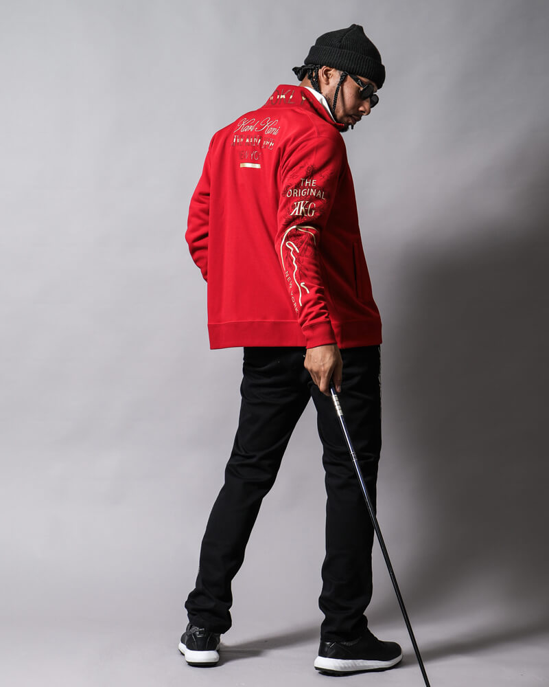 Karl Kani ゴルフジャケット XL バーガンディ Karl Kani GOLF Autumn collection – PEET ONLINE STORE
