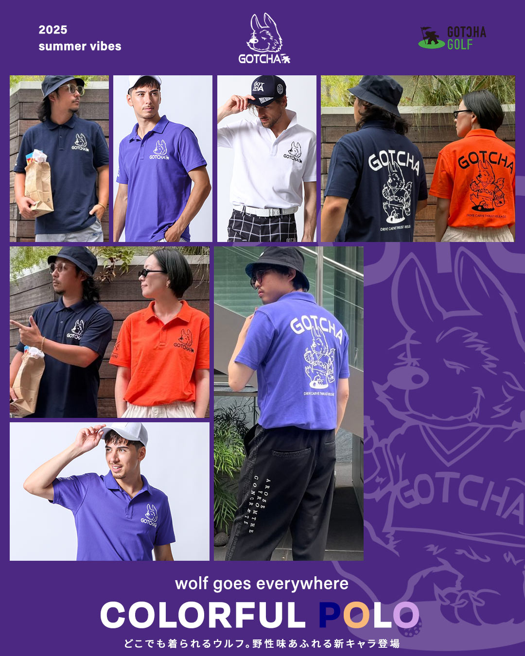カラフルポロ ウルフ Colorful Polo Wolf