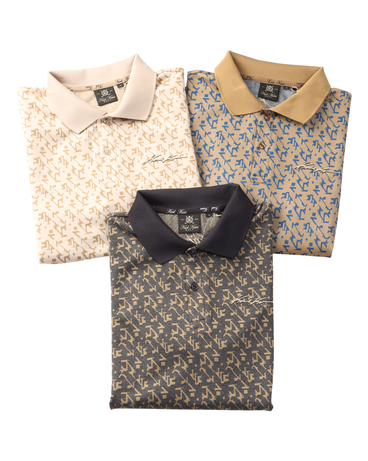 ジャカード 総柄 ポロ