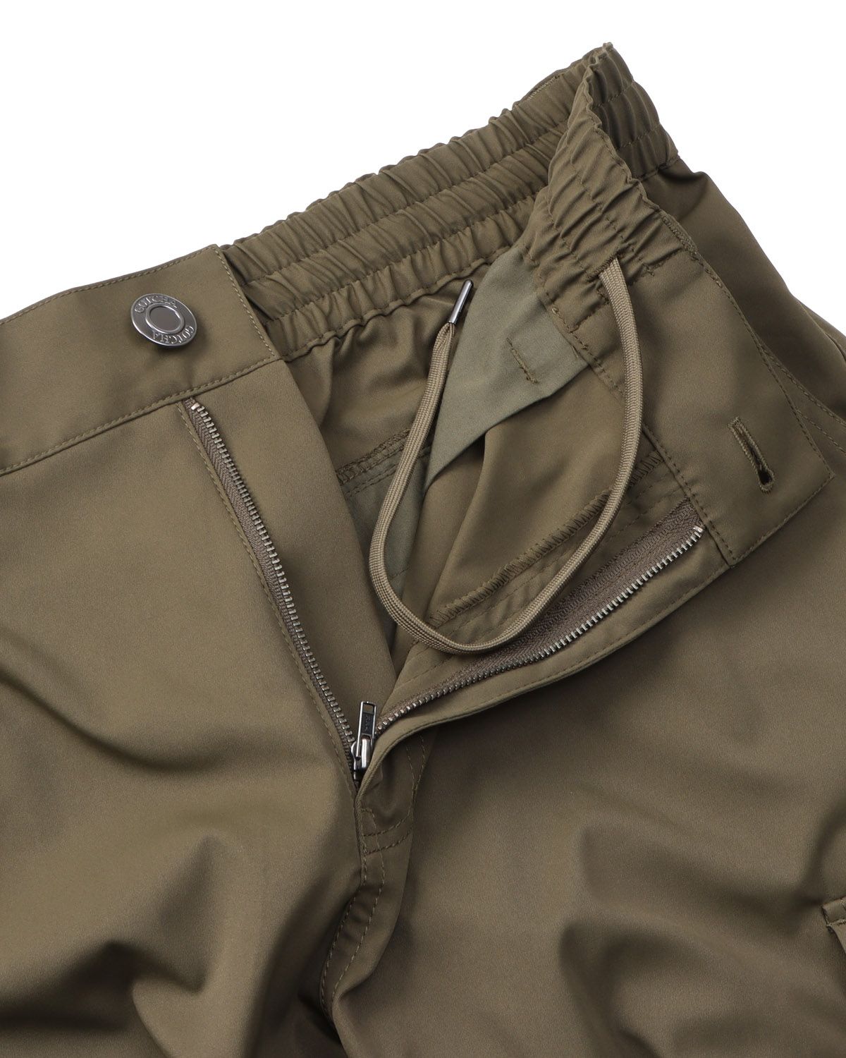 ストレッチ 縦ロゴ ツイル イージー カーゴパンツ