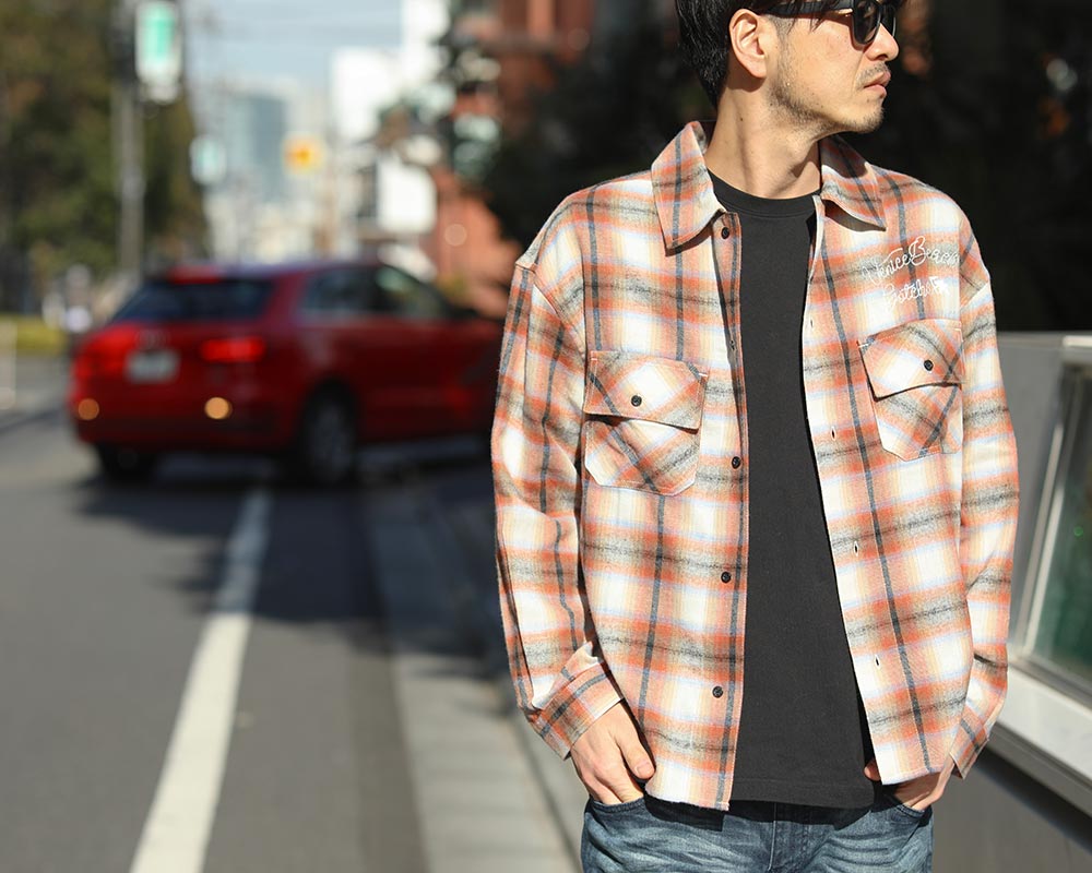 ガッチャオンブレ ショート丈 シャツ