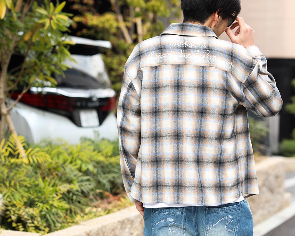 ガッチャオンブレ ショート丈 シャツ