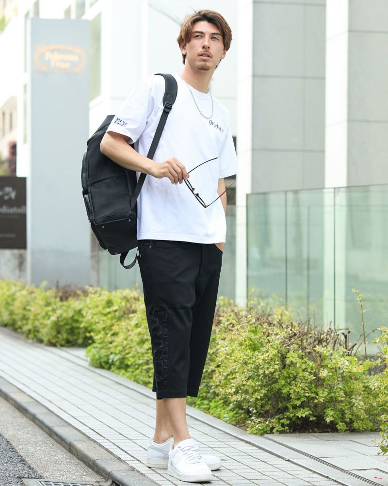 ドライ スーパーストレッチ サイド ロゴ 7分丈 ショーツコーデ