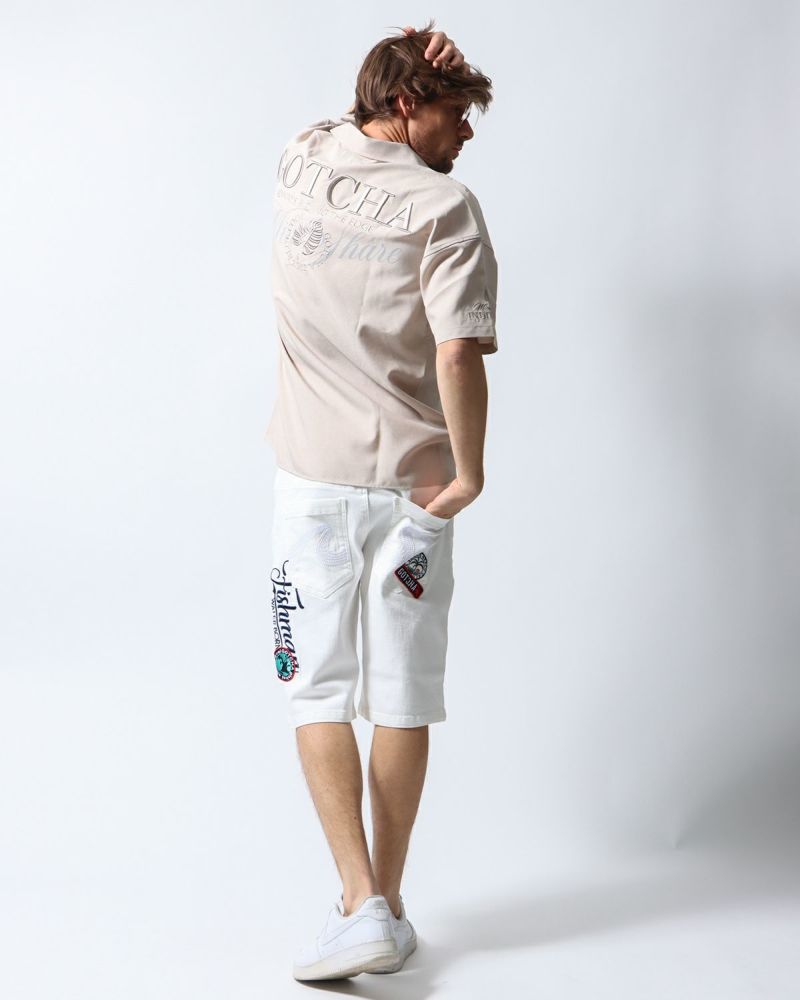 アメリカン ワッペン ストレッチ ショーツコーデ