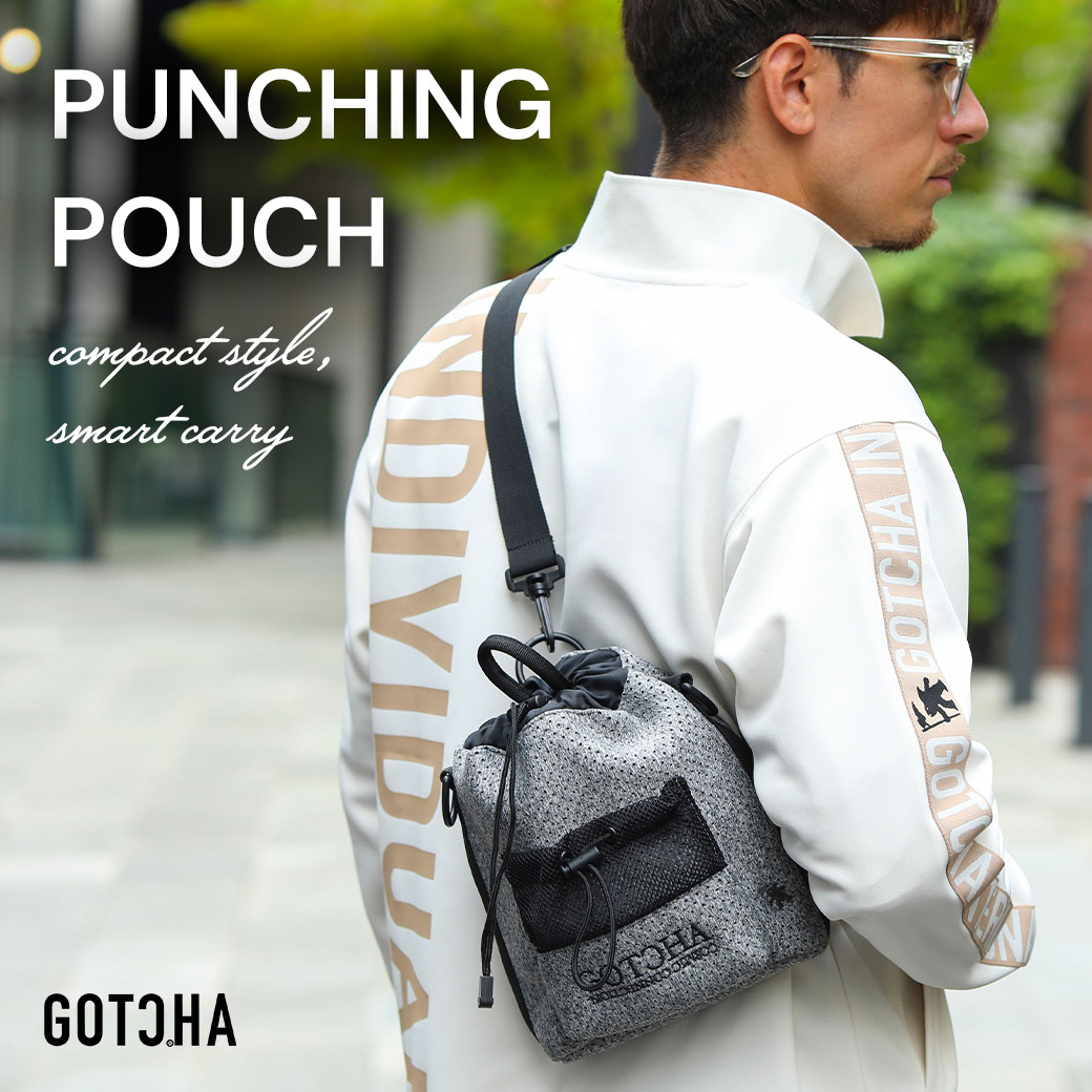 PUNCHING POUCH 穴あきデザインで抜け感を。3wayで楽しむ、パンチングポーチ