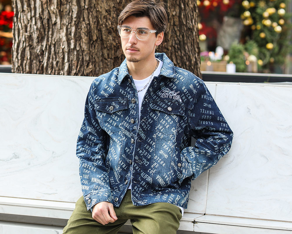 KARL KANI BLACK RED DOWN JACKET ブラックレッド ダウンジャケット