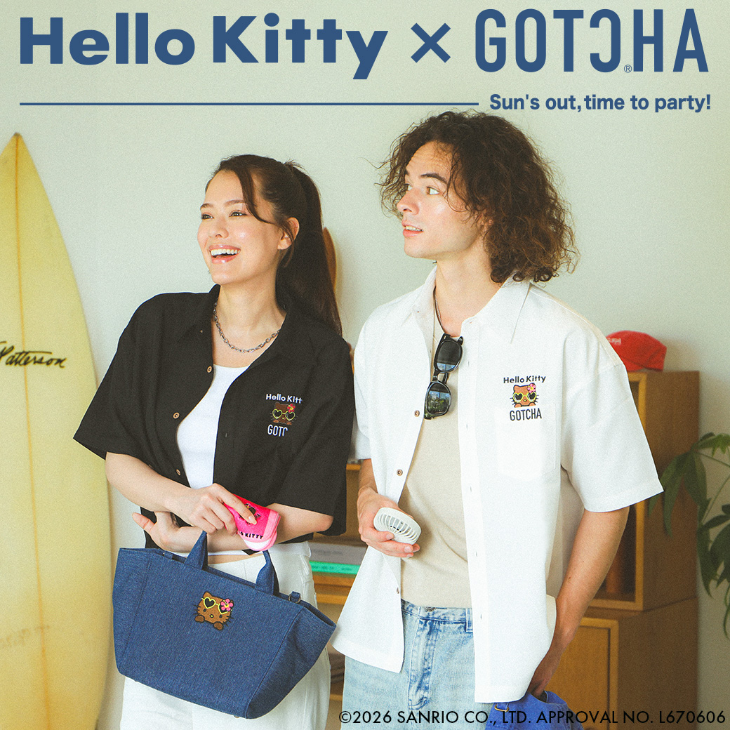 HELLO KITTY X GOTCHAコラボ告知