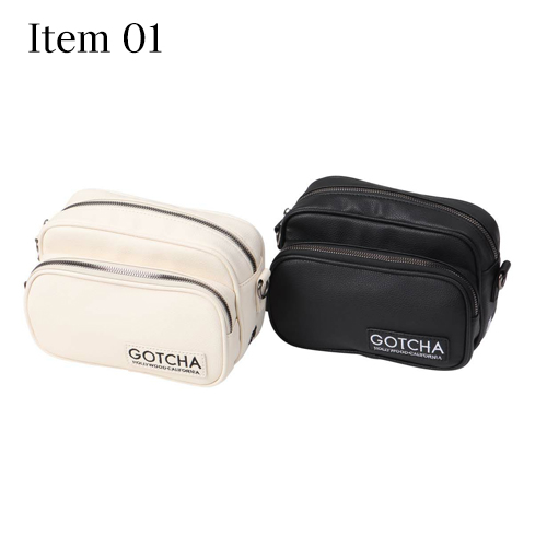 ランドスケープ PU ショルダー ポーチ