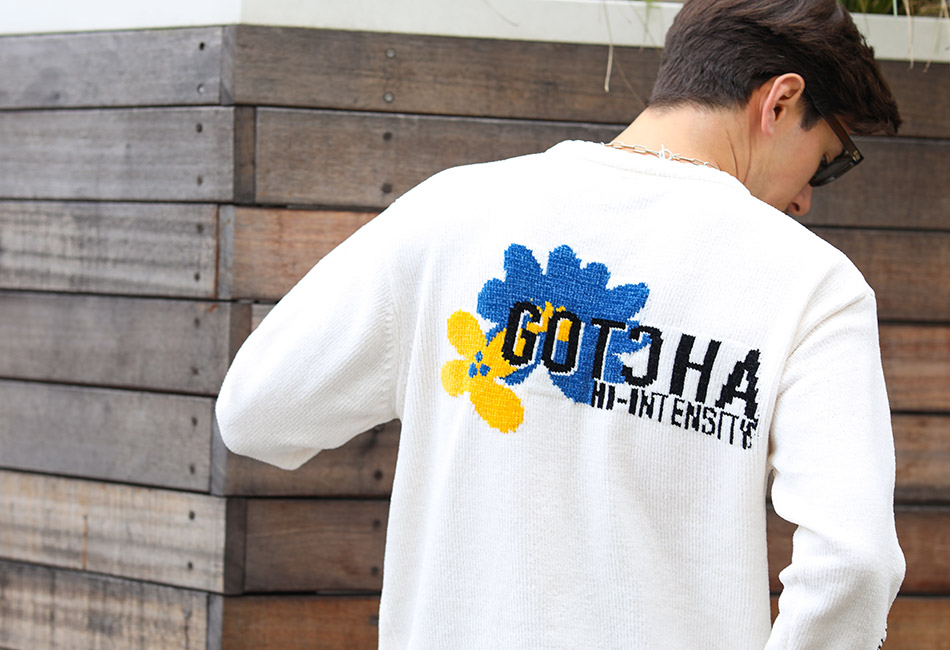 静電気防止 フラワーモールニット セーター