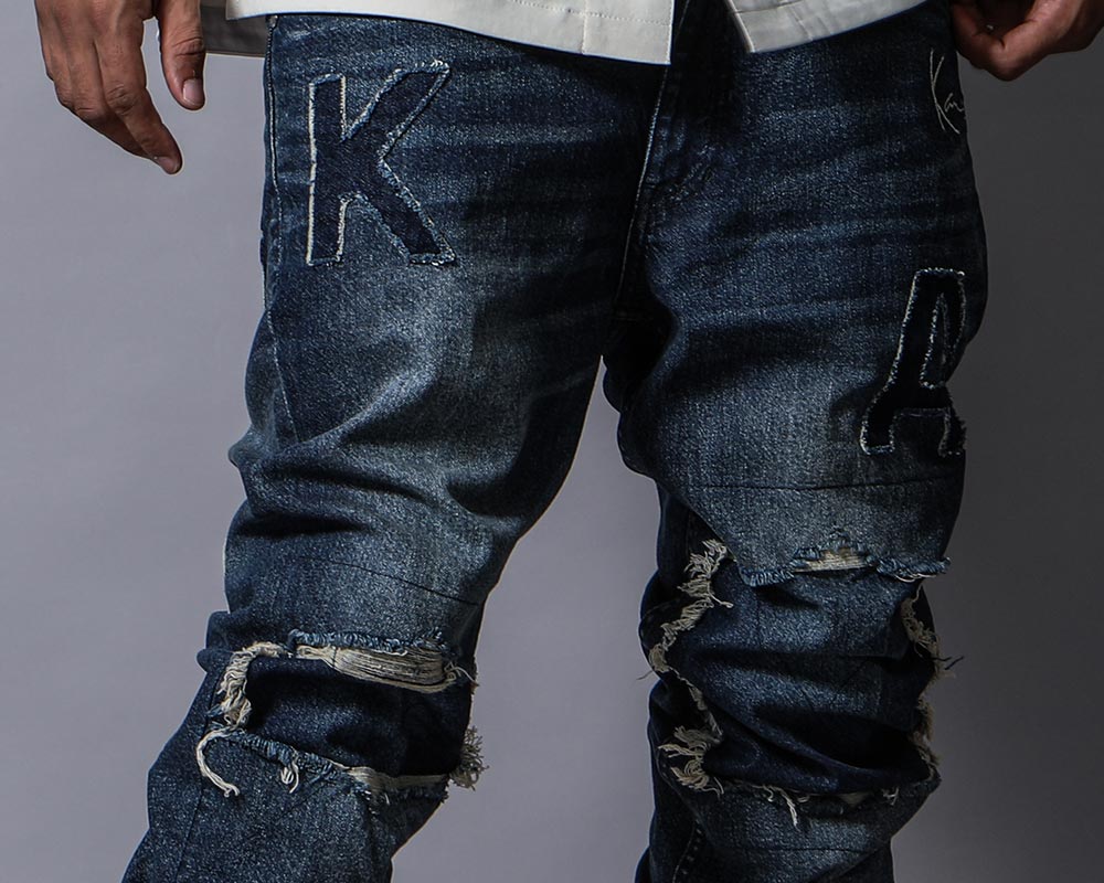 PUレザー ボリュームネック 中綿 ジャケット