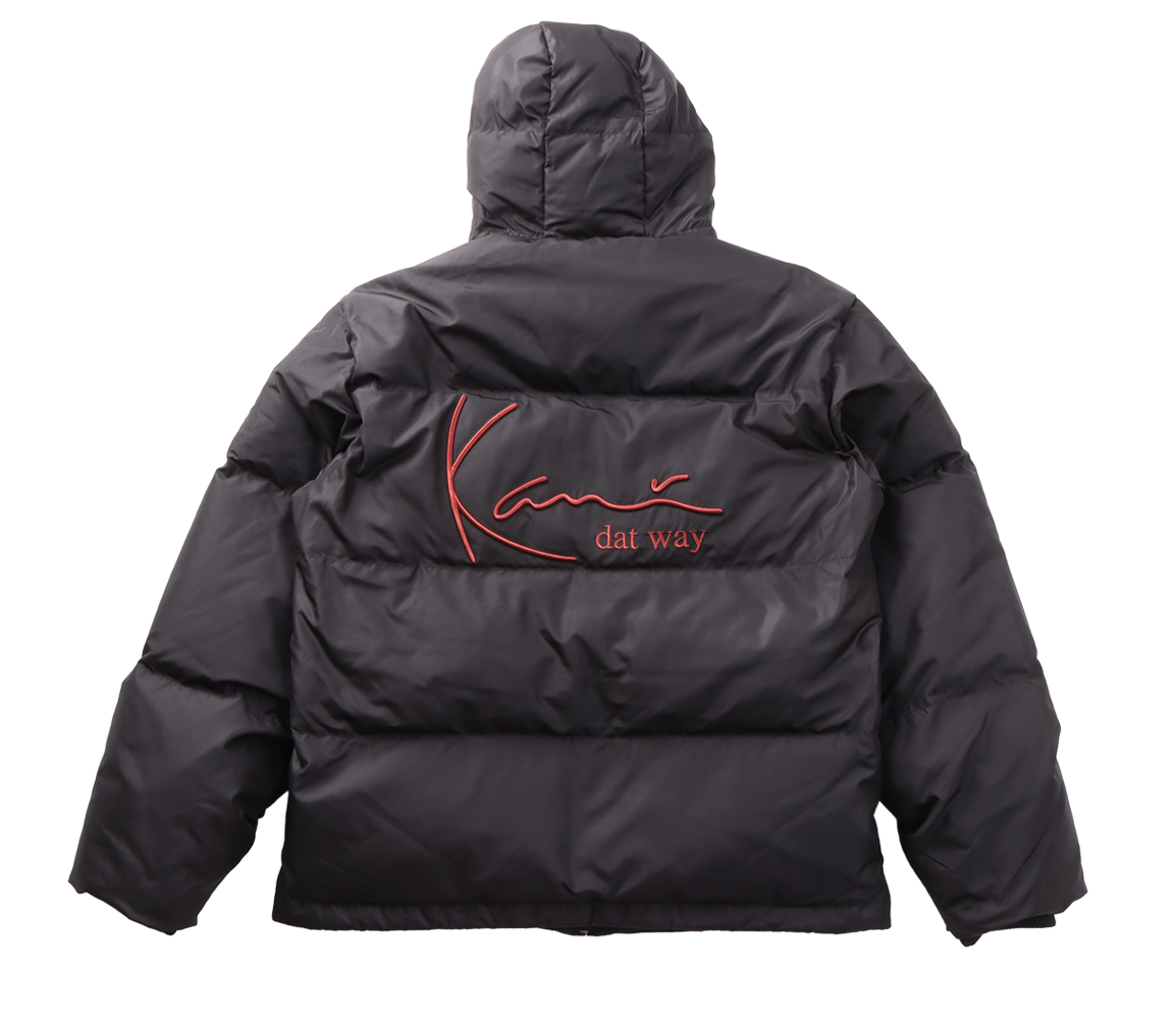ブラックレッド ダウンジャケット