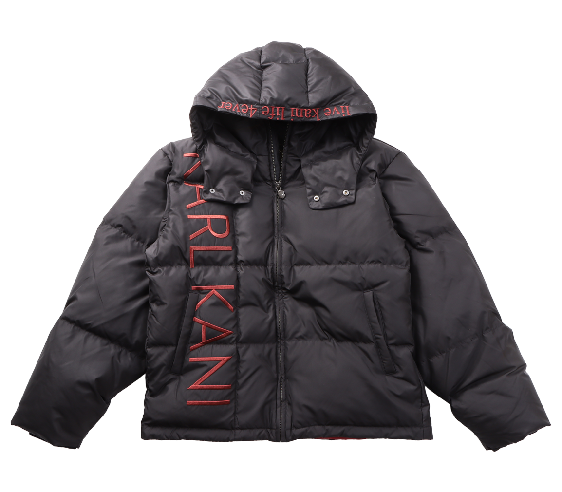 ブラックレッド ダウンジャケット