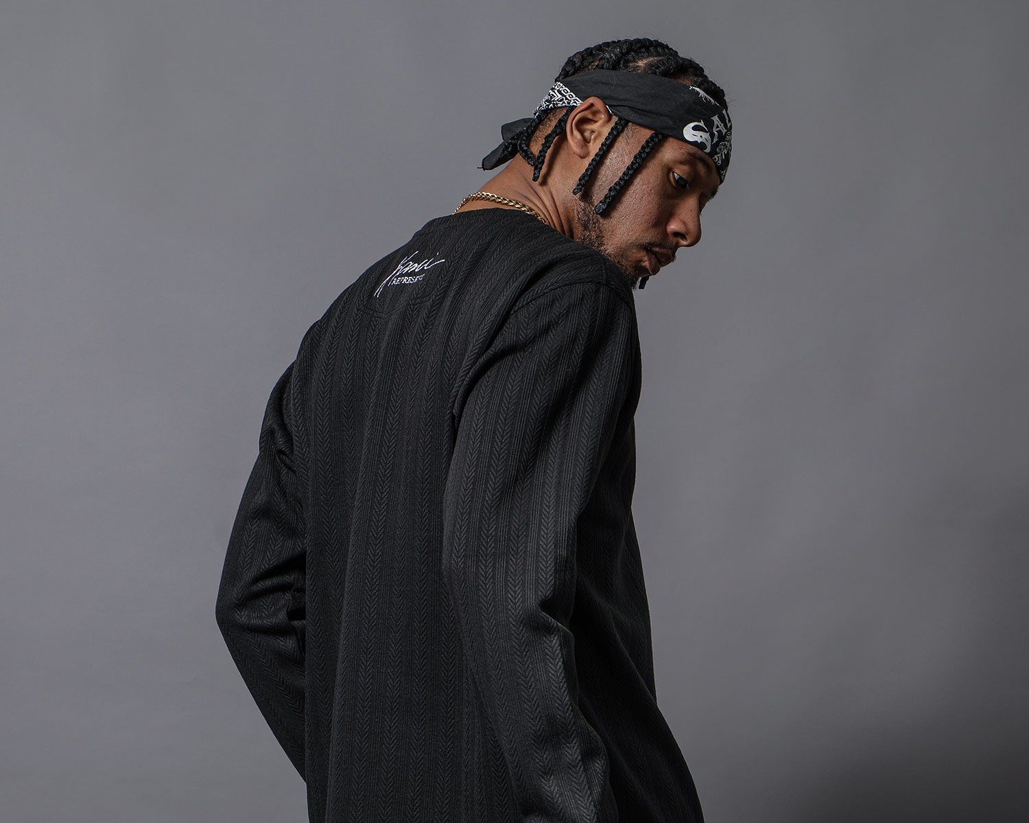 ケーブル ブリスター Vネック ロンT