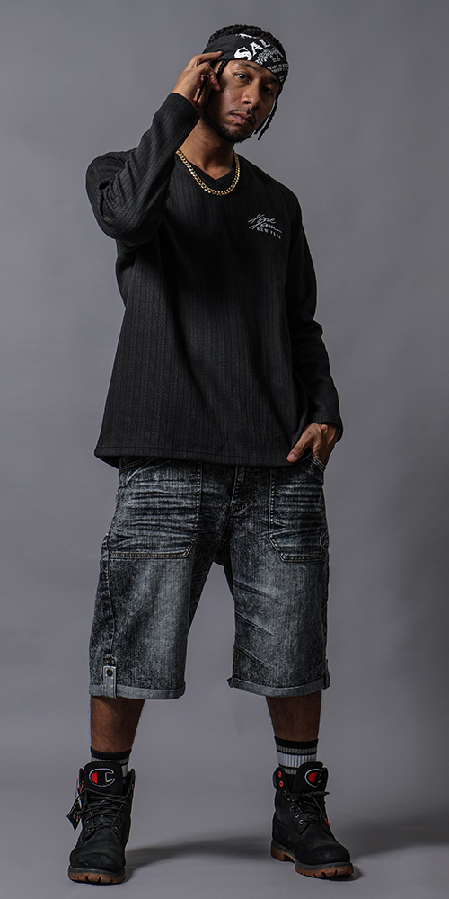 ケーブル ブリスター Vネック ロンT