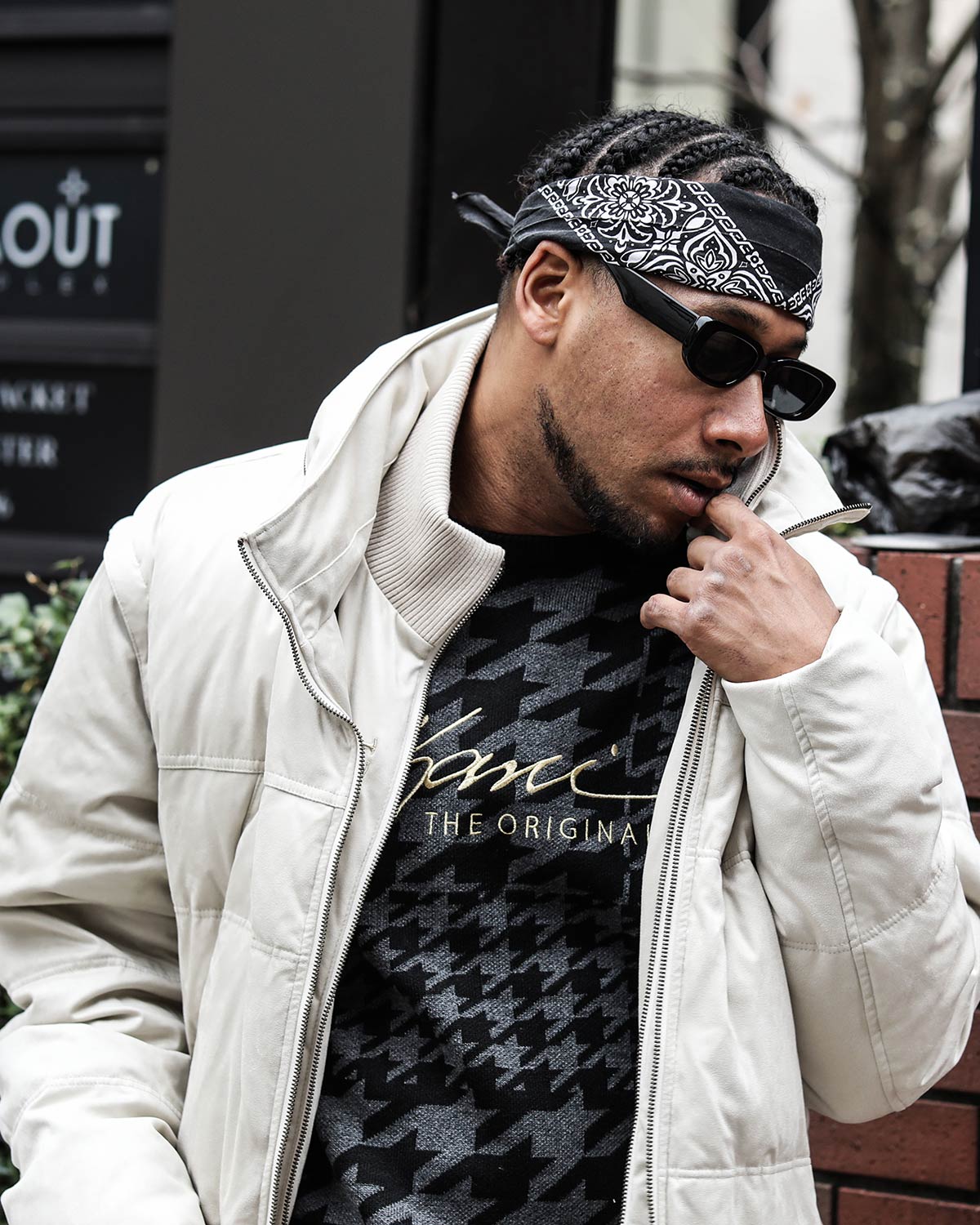 ポリスウェード Wフロント 袖脱着 ダウンジャケット