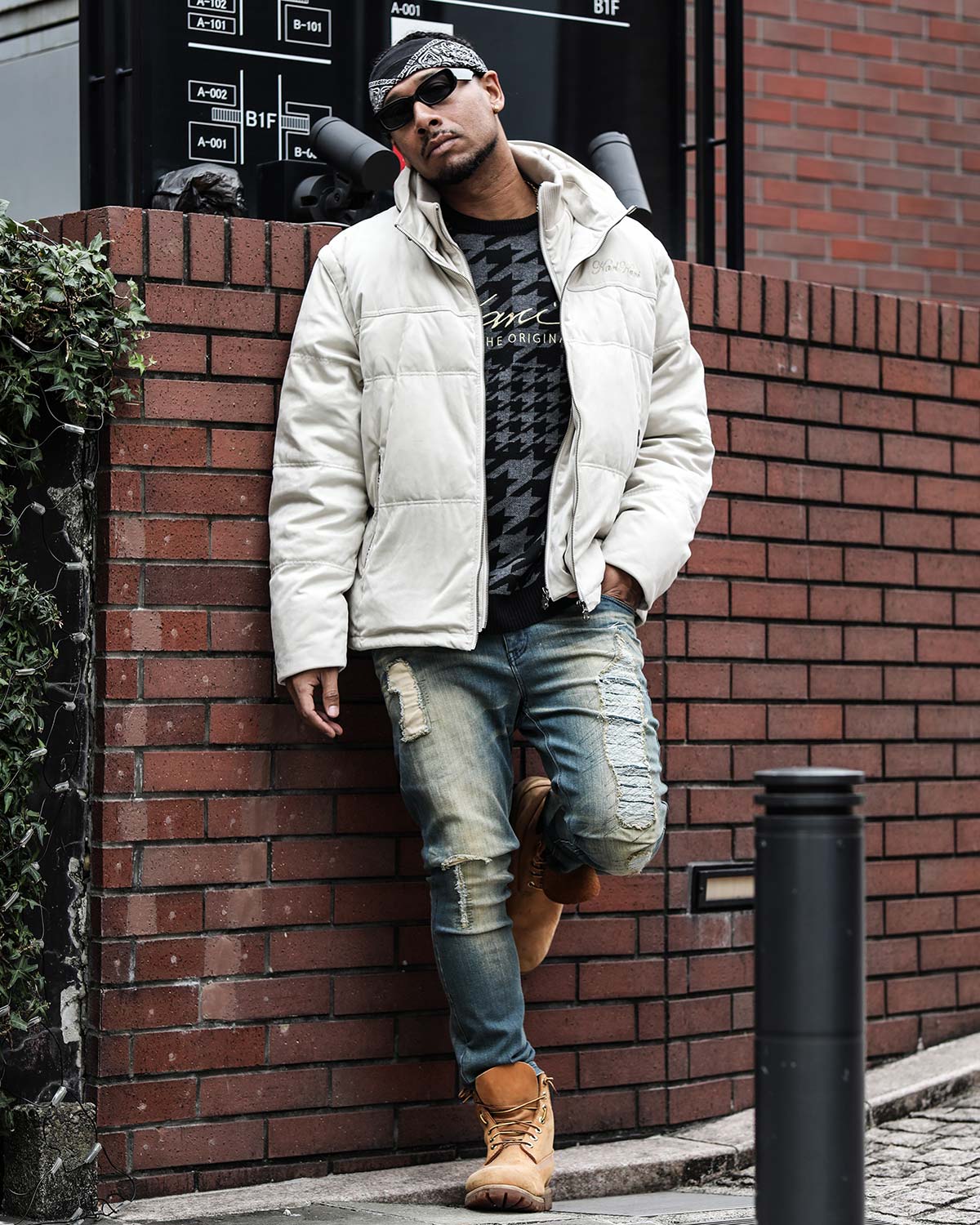 ポリスウェード Wフロント 袖脱着 ダウンジャケット