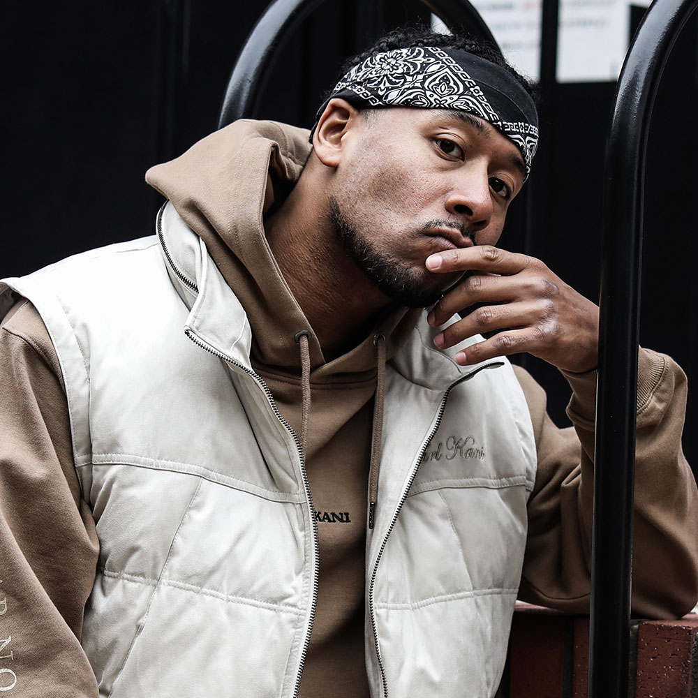 ポリスウェード Wフロント 袖脱着 ダウンジャケット