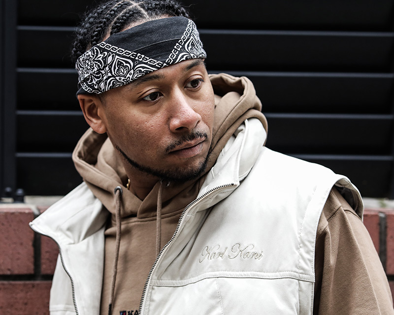 ポリスウェード Wフロント 袖脱着 ダウンジャケット