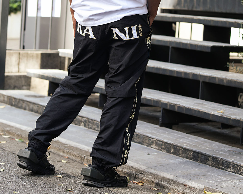 ナイロン イージーパンツコーデ