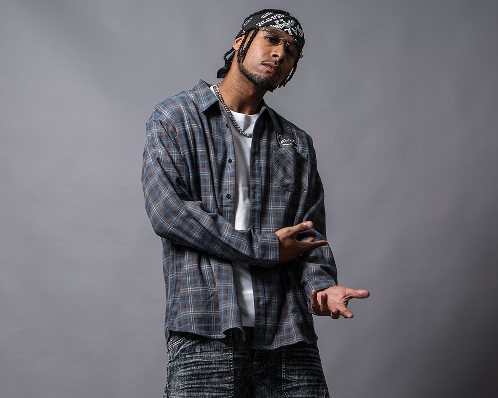 BIG K ドロップショルダー チェックシャツコーデ