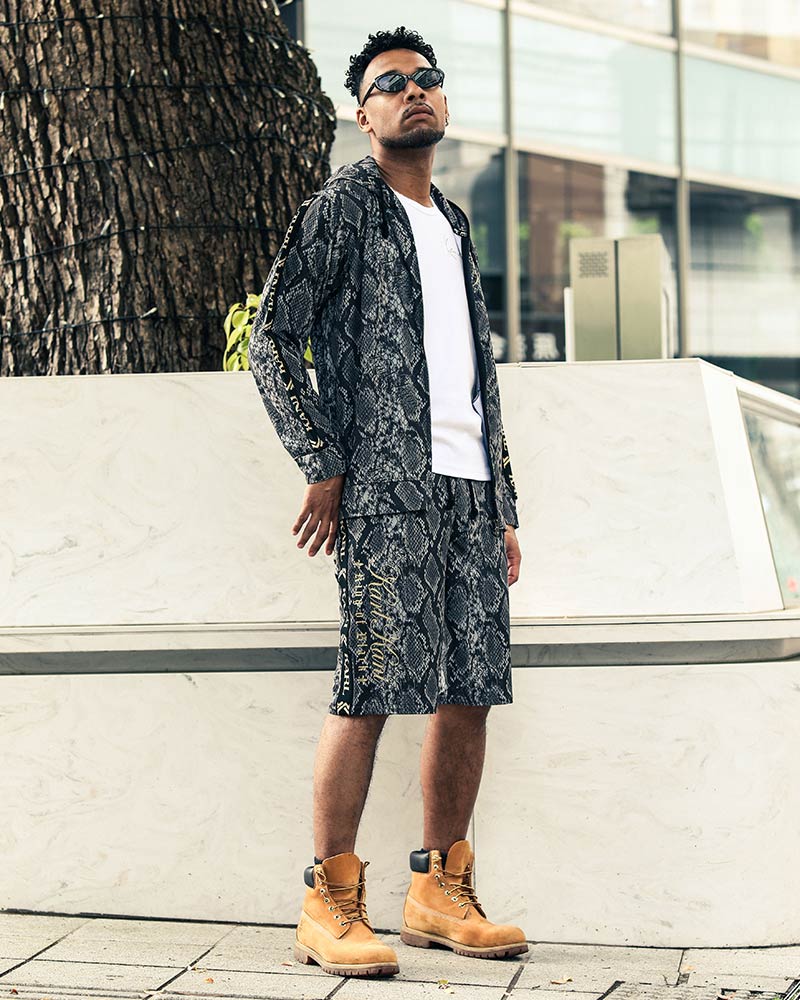 ハイブリッド パイソンセットアップコーデ