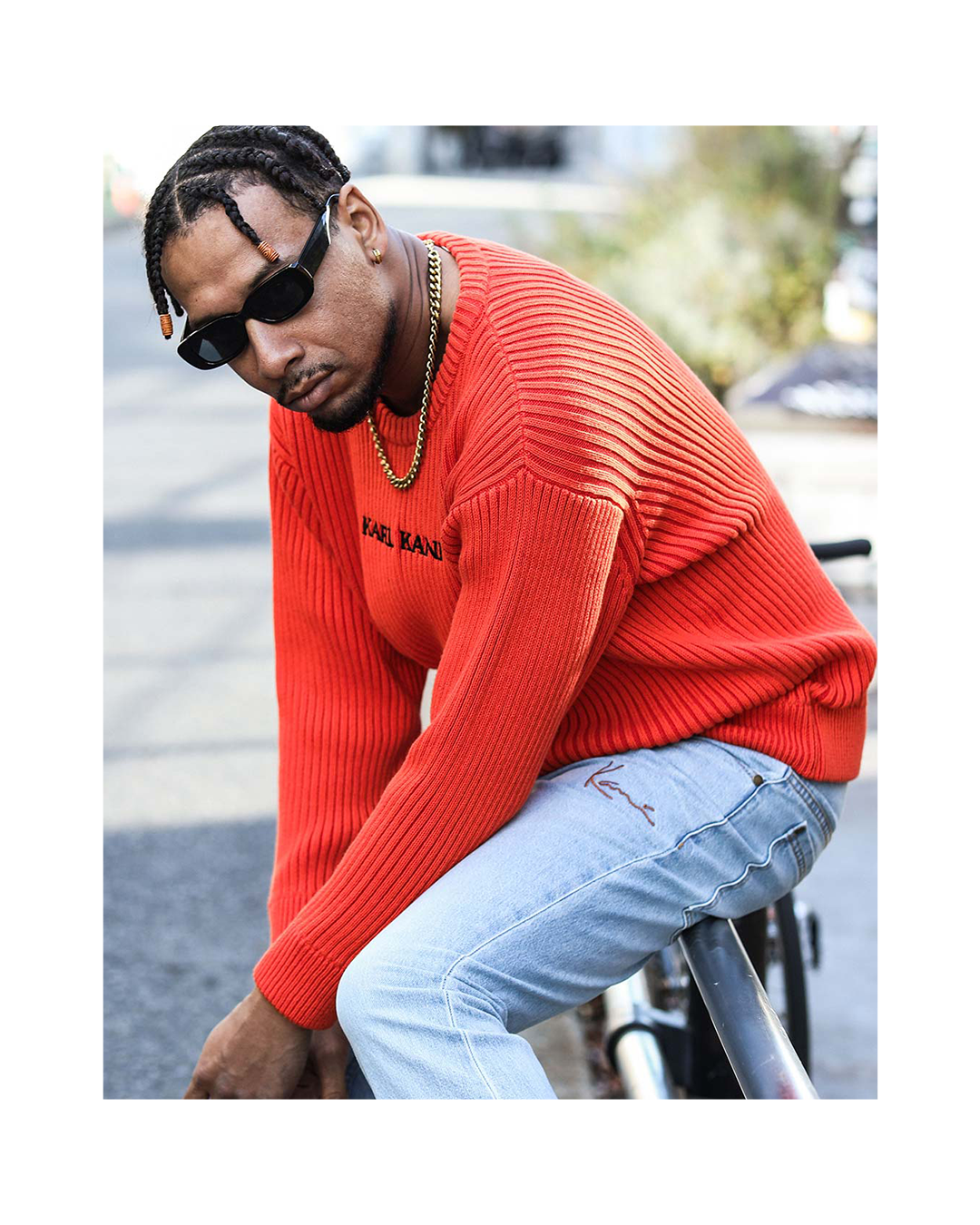 リミテッドウォッシャブルセンターロゴセーター