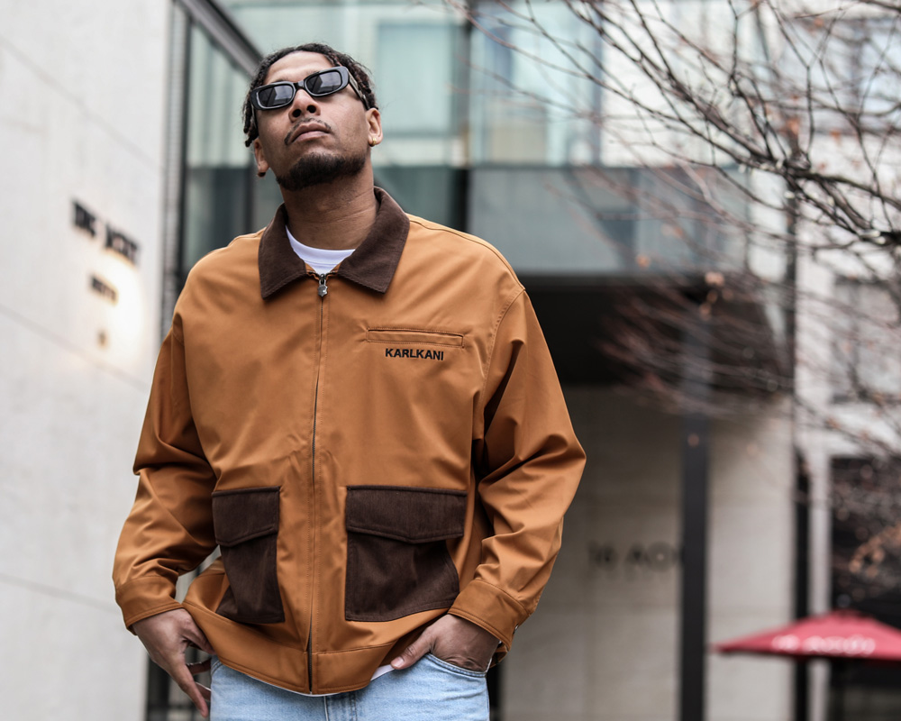 コーデュロイ使いワークジャケット